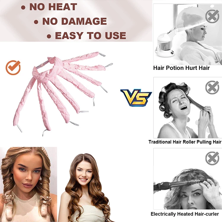 Hot Sales Promotional Soft Roller Curling Ribbon Tools No Heat