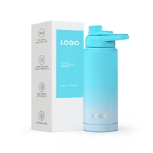 2024 New Design Double Wall 304 Stainless Steel Vacuum Water Bottle 25OZ 32OZ 40OZ
