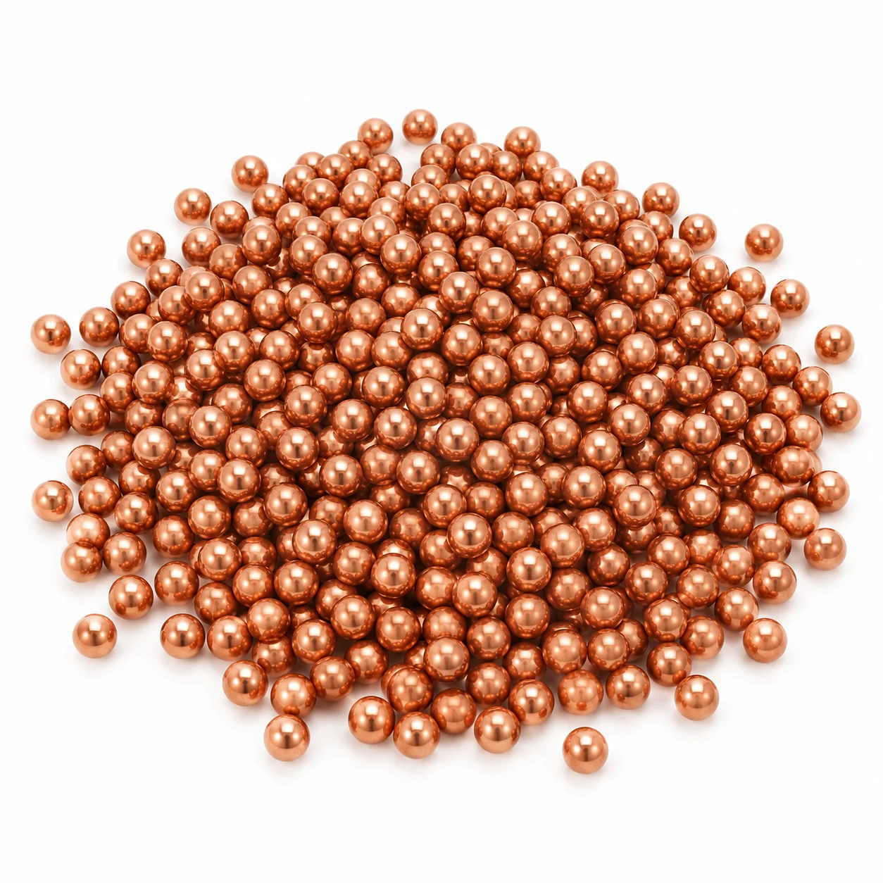 High Polished 4.5mm 7/32' 5.556m 6mm 7.938mm Solid Copper Balls 99.9 Pure Copper Balls for Electrical Components