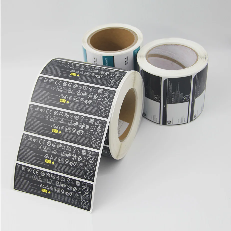 
Sedex /FSC/UL Утвержденная фабрика 19 лет опыта печати пользовательская UL электронная наклейка этикетка 