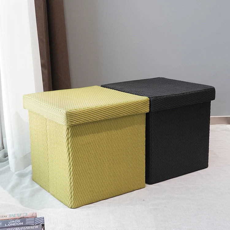 Manufacturer Custom Folding Storage Ottoman Folding Ottoman Stool