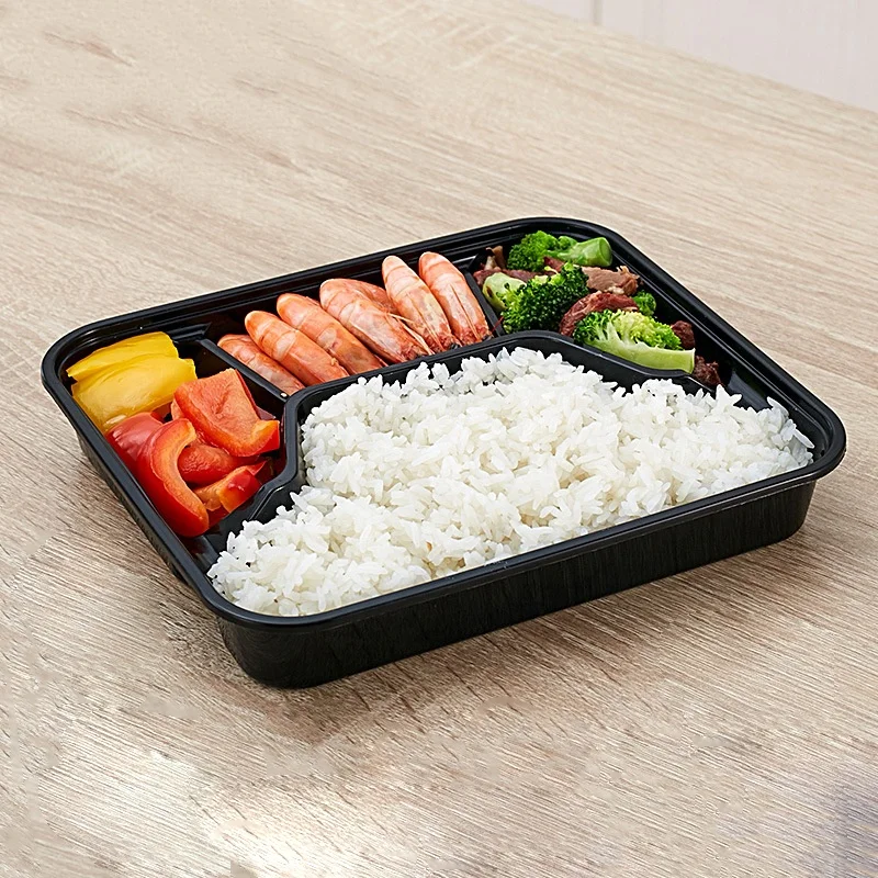 Disposable Thickened Plastic Takeaway Bento Box Container