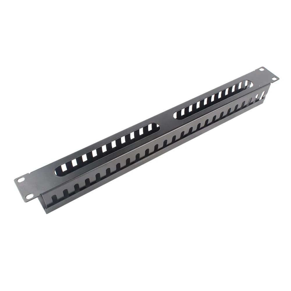1u Metal Horizontal With Metal Cover,Rack Mount Cable Management