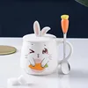 Type b cartoon rabbit cup