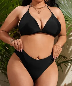 Halter Bikini for Fat Woman Bikinis Adults Custom Bikini