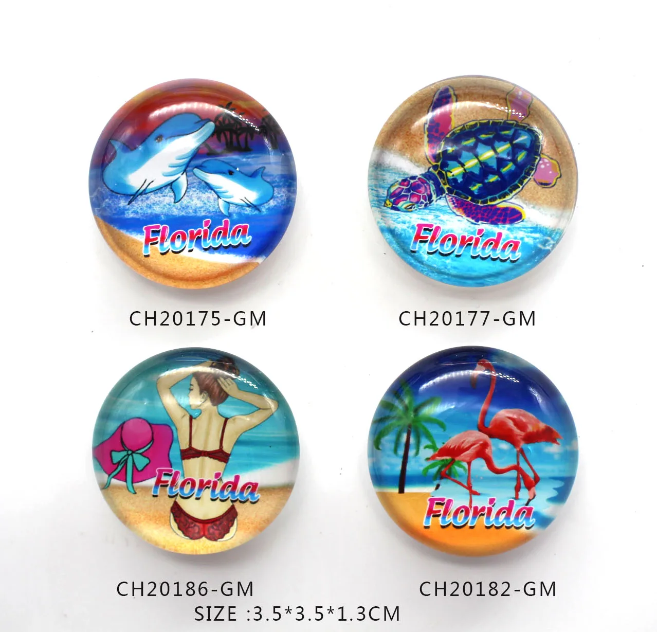 Imán Para Nevera De Miami Florida – Decoración 3D Hecha A Mano, Recuerdo De Viaje, Regalo Turístico