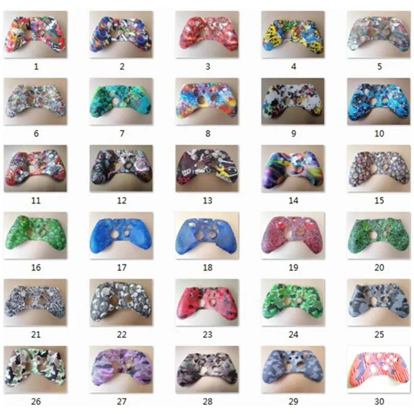 SYYTECH Camouflage Protective Joystick Controller Protector Silicone Skin Case Cover Skin for XBOX ONE