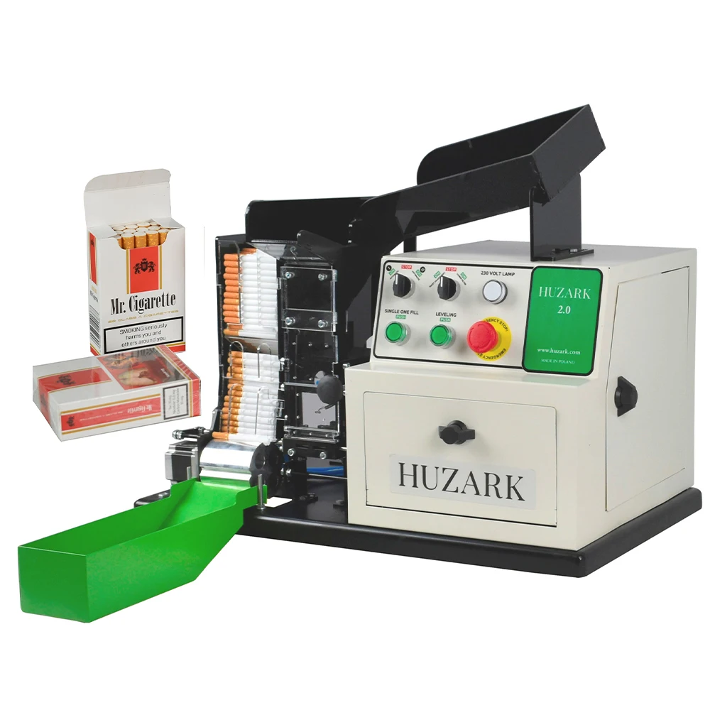tobacco filling machine Small Size Huzark 2.0 Automatic Cigarette Filling Machine for Efficient  Bulk Tobacco Manufacturing