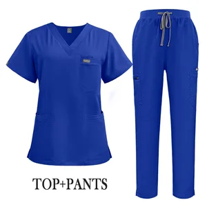 OEM Service Available High Quality Stretch Nurse Dress Uniform Printed for Adults Unisex Use Work Use for Women and Men