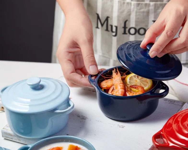 Enamel Cookware Enamel Cooking Soup Pot Ceramic Pot