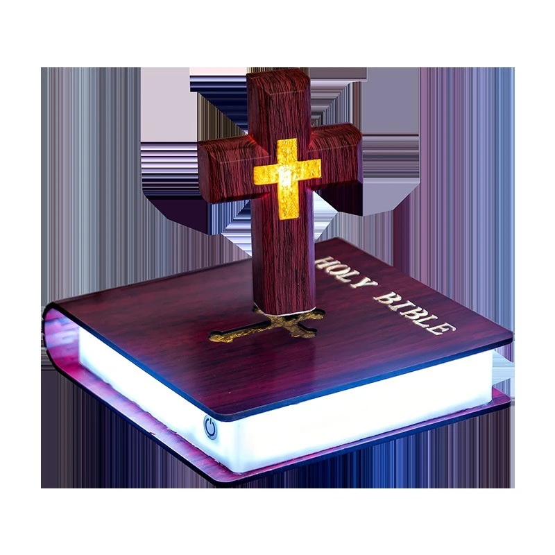 Personalized Gifts Decoration for Home Levitating Magnetic Floating Cross Table Lamp