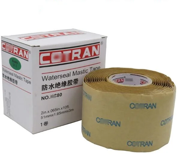 4 Rolls Cotran Mastic Tape 2" X 10; Equivalent Waterproof Sealing 