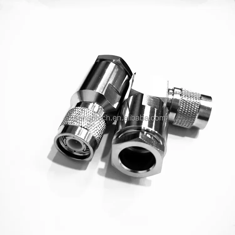 Right Angle TNC Male Plug Clamp Type RF Connector for RG8 LMR400 RG213 RG214 8D-FB Cable