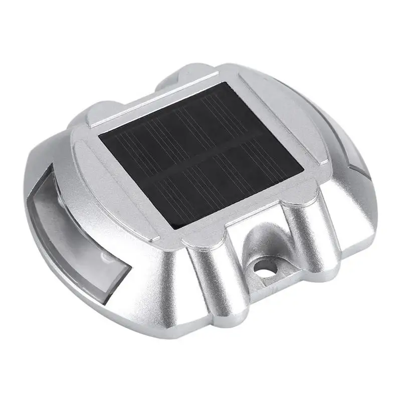Solar Powered Driveway Step Dock Lights 6 Led Reflective Cats Eye Road Stud Marker Solar Pathway Lights Outdoor