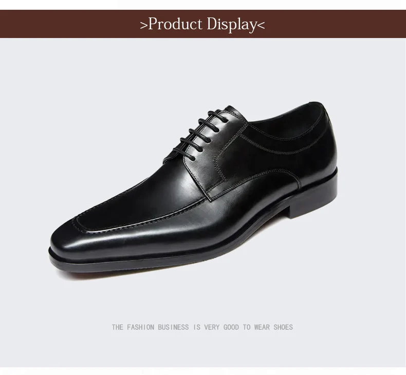 Oem Fashion Men Leather Dress Office Party Formal Official Shoes Black ...