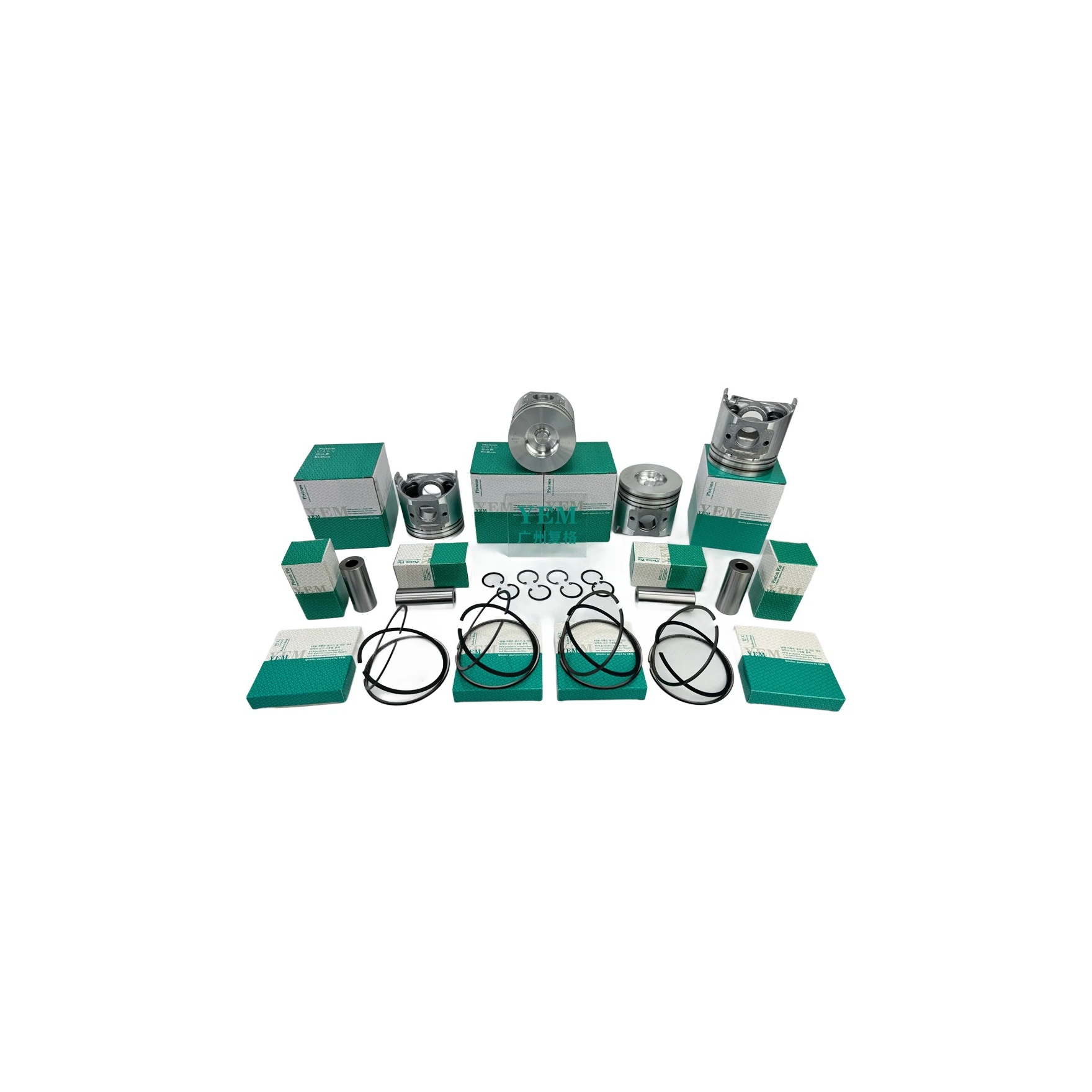 DM100 E13C EC100 EF100 Piston Kit for Hino RIK Ring ART Piston Aftermarket Engine Parts