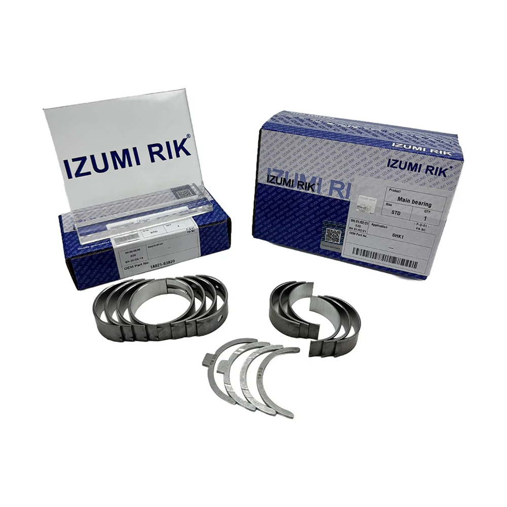 IZUMI RIK 3126B 3126E 3306C Main & Conrod Bearing with Thrust Washer for Caterpillar China Manufacturer Engine Parts