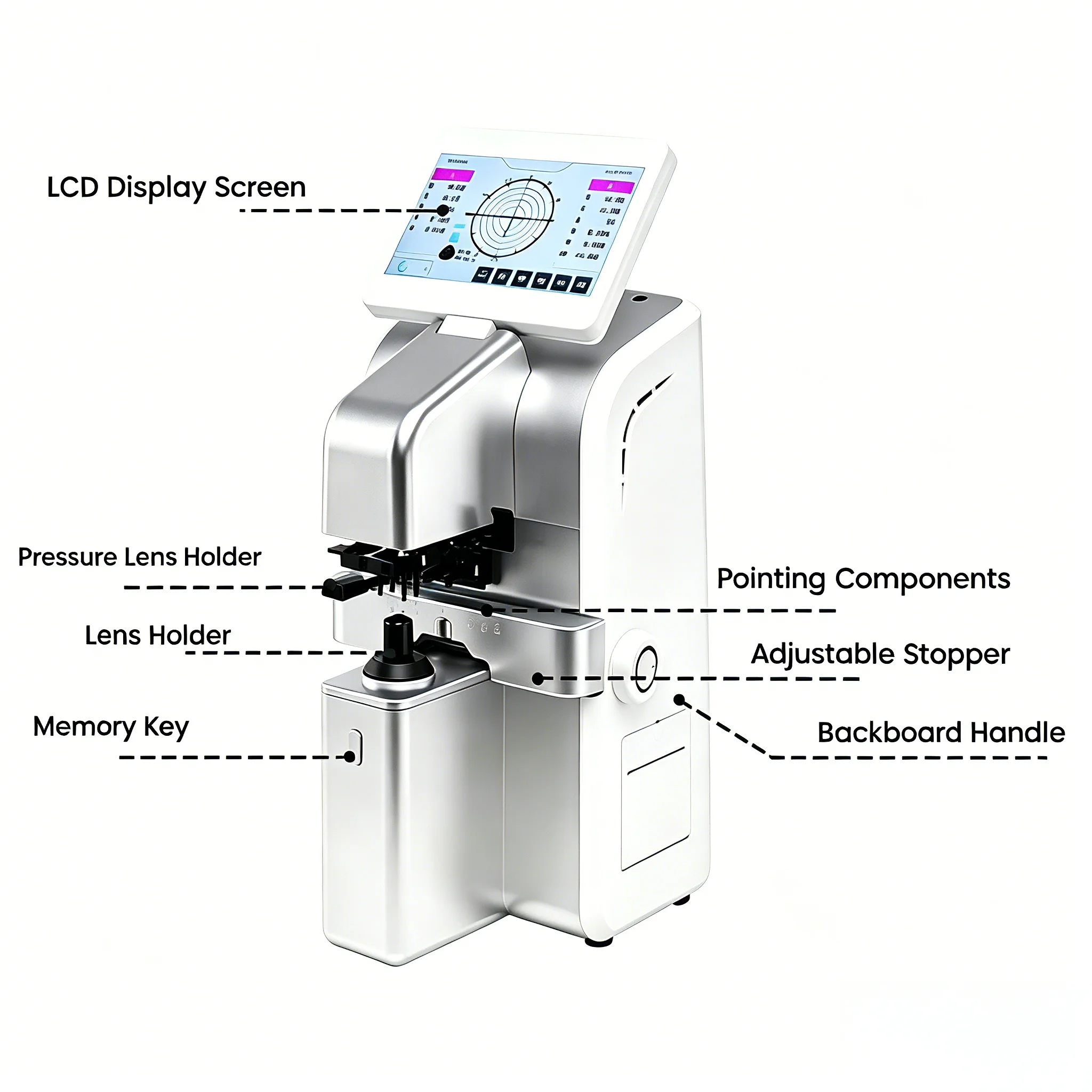 Internationally Certified Optical Instruments Auto Lens Meter LM-900 Digital Lensometer Automatic for Optometrist