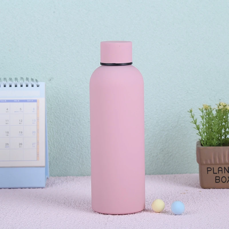 Small Mouth Hot Sale Double Wall Vacuum Insulated Water Bottle 500ml Stainless Steel Water Bottle