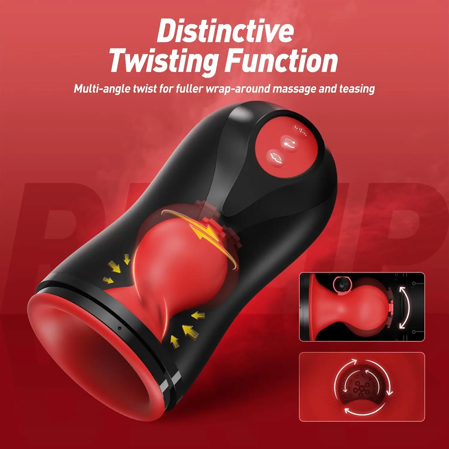 sucking male sex toy ESVOW Male Masturbators Cup Automatic Sex Toys with 7 Sucking & 7 Rotating  Modes & Voice Function Full Waterproof Stroker Adult Toy for Men  Self-Pleasure Masturbation main image 1