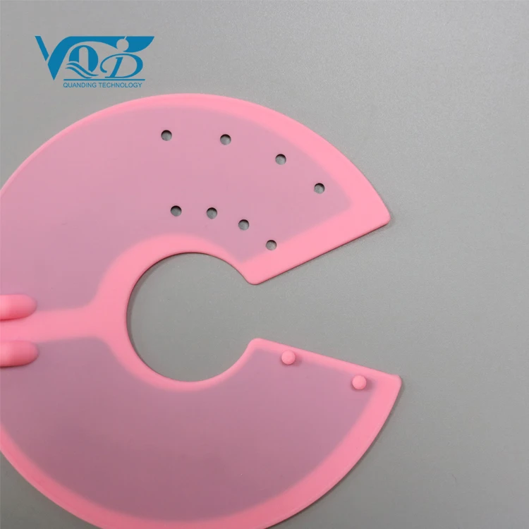 Reusable Electrode Adjustable Breast Silicone Rubber Electrode Pads for Breast Massager