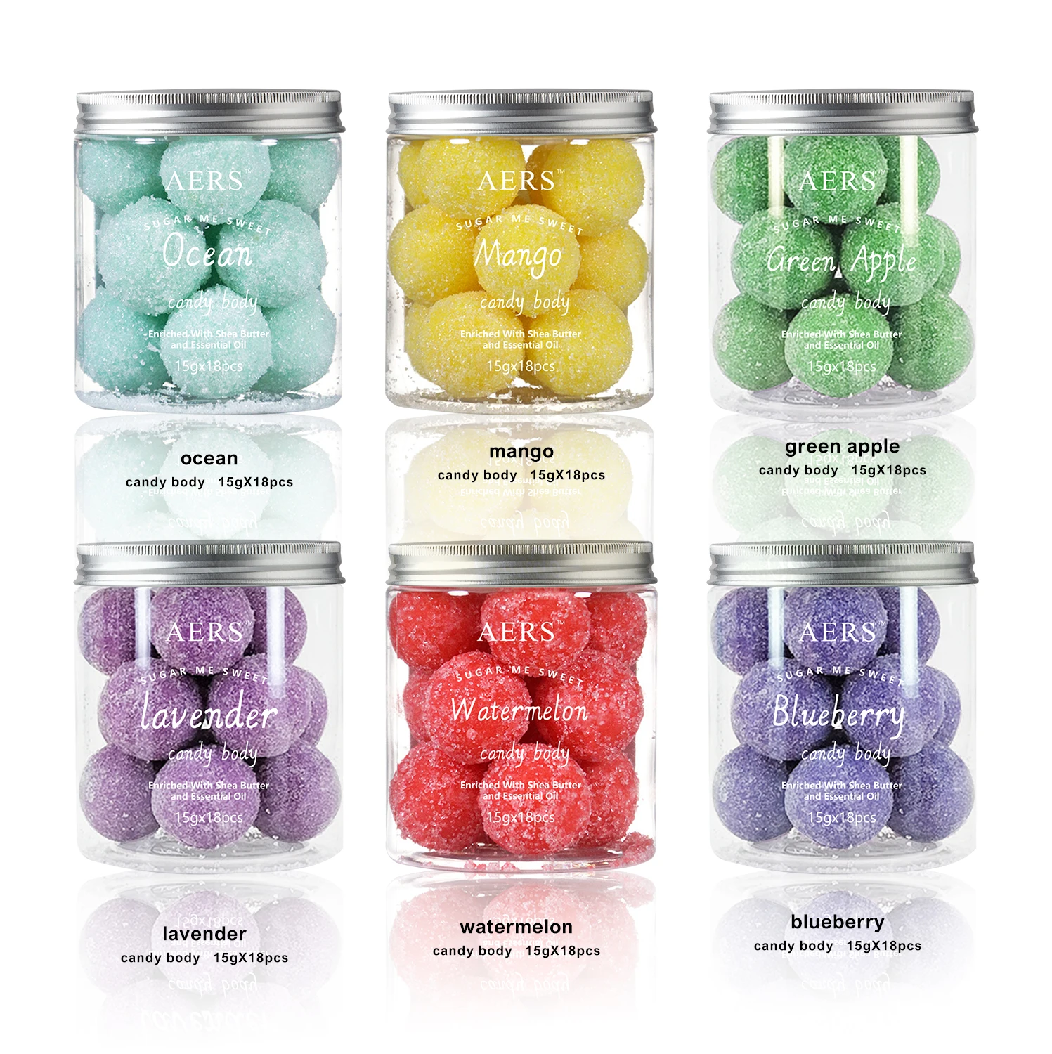 Newest Wholesale Sugar Body Scrub Cube Exfoliating Skin Whitening