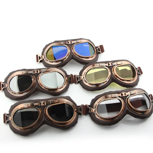 Goggles Motorcycle riding goggles Retro glasses Outdoor sports goggles