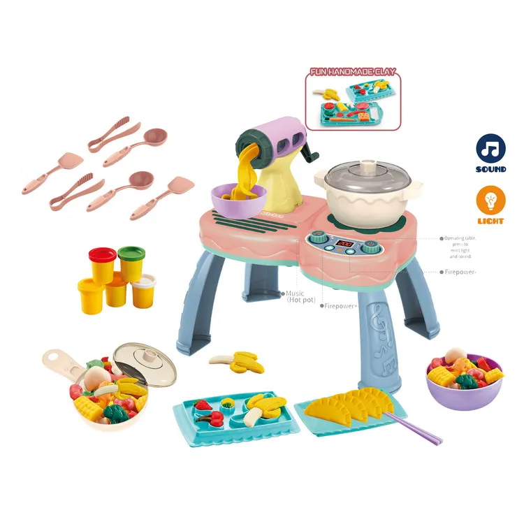 Hot Sale Kids Pretend Play Toy Electric Kitchen Set Tool Toys Cooking
