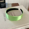 fluorescent green wide-brimmed headband