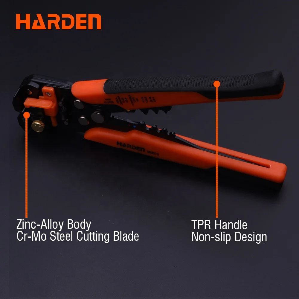 HARDEN Tools Wholesale Custom Germany Type Hand Tool Copper Electric Cable Wire Stripper