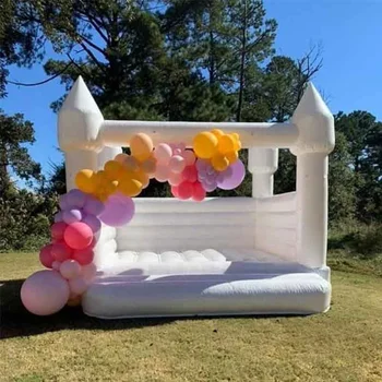 chateau gonflable mariage adults inflatable jumper bouncer bouncy castle white wedding bounce house