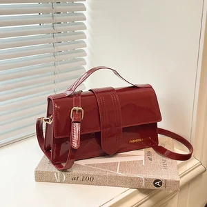 Hot Sale Factory Direct Design Elegant Luxury Ladies Sling Small Tote PU Leather Women Shoulder Bag