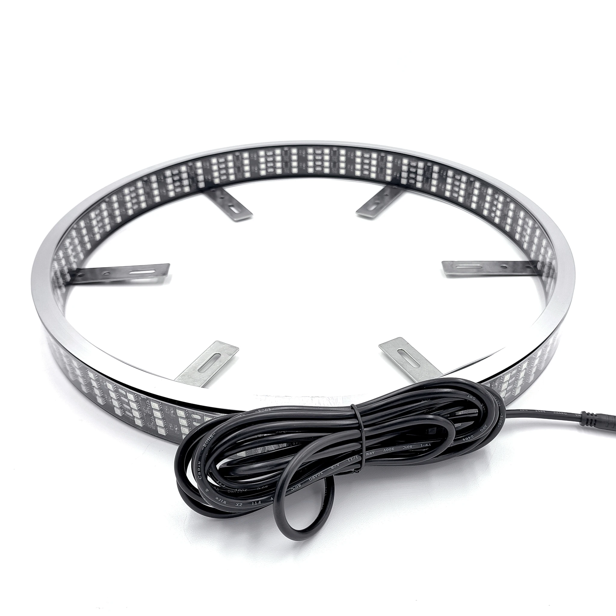 Super Bright RGB Color LED Wheel Rim Light 8-Row Gel Injected for