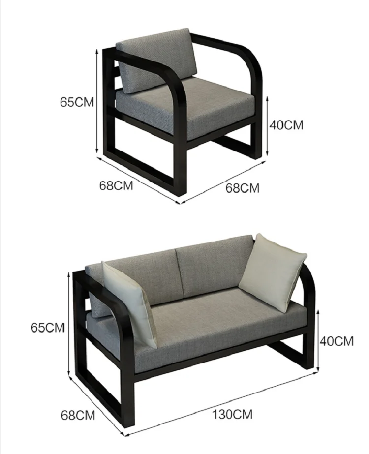 Modern simple design creative sofa living room furniture combination set