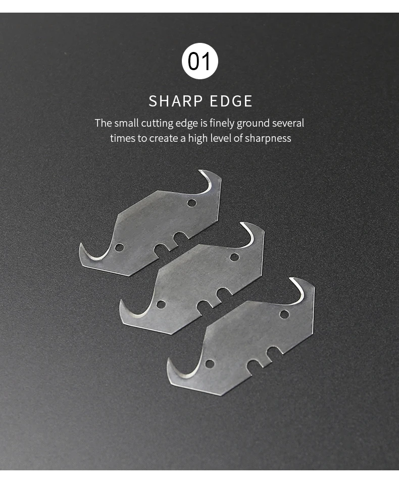 Best Roofing Hook Blades Sharp Stainless Steel Hook Blade For Multi