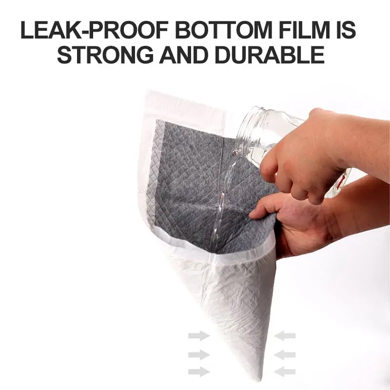 Пользовательский одноразовый Бамбуковый Коврик для дрессировки собак и щенков уголь бамбуковые