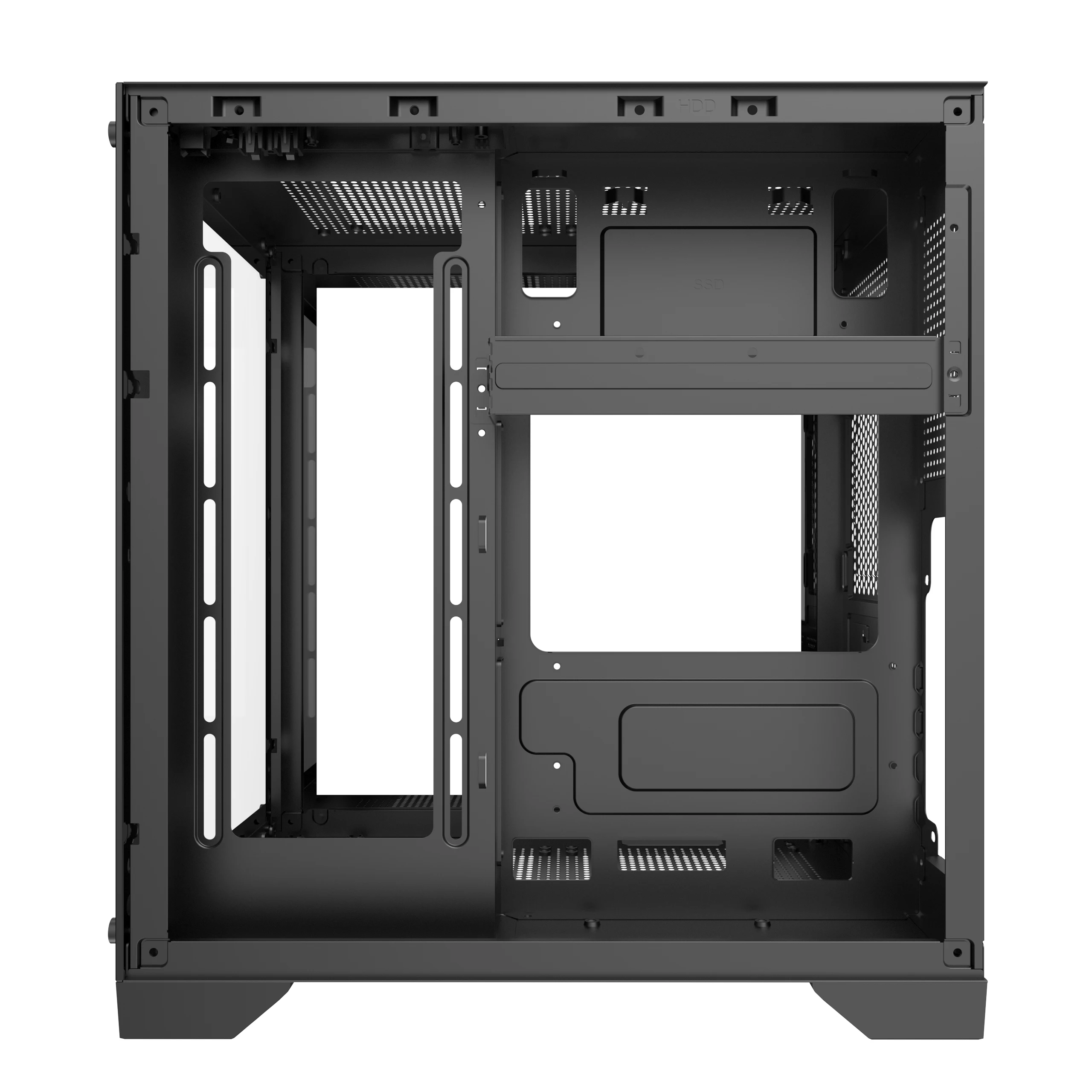 Custom Mid Matx Itx Tower Desktop Glass Case Pc Gaming Pc Case Computer ...