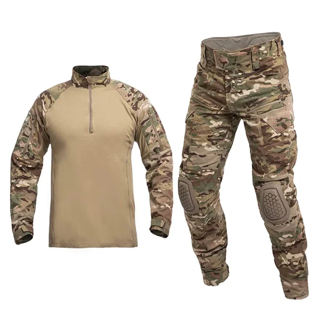 VOTAGOO New Released G4 Suits Multicam Men's Tactical Clothing tactical pants with knee pads Uniform