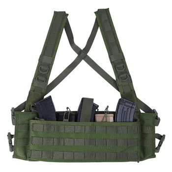 Hunting Vest Tactical Gear Outdoor Hiking Activities Lightweight Pouch Training Chest Rig Tactical Vest