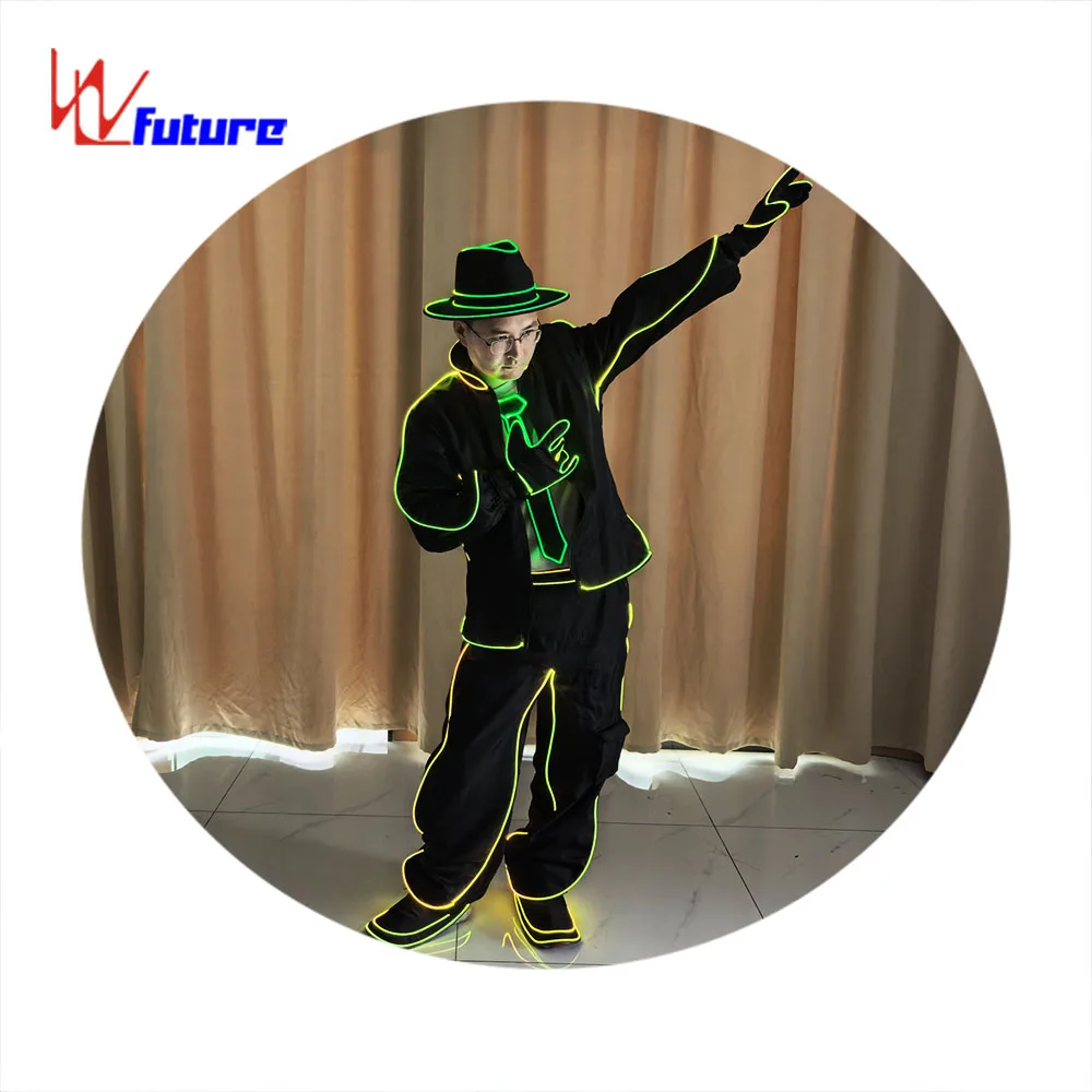 Top - Rated Michael Jackson LED Light up Dance Costume for Dance Enthusiasts and Performers