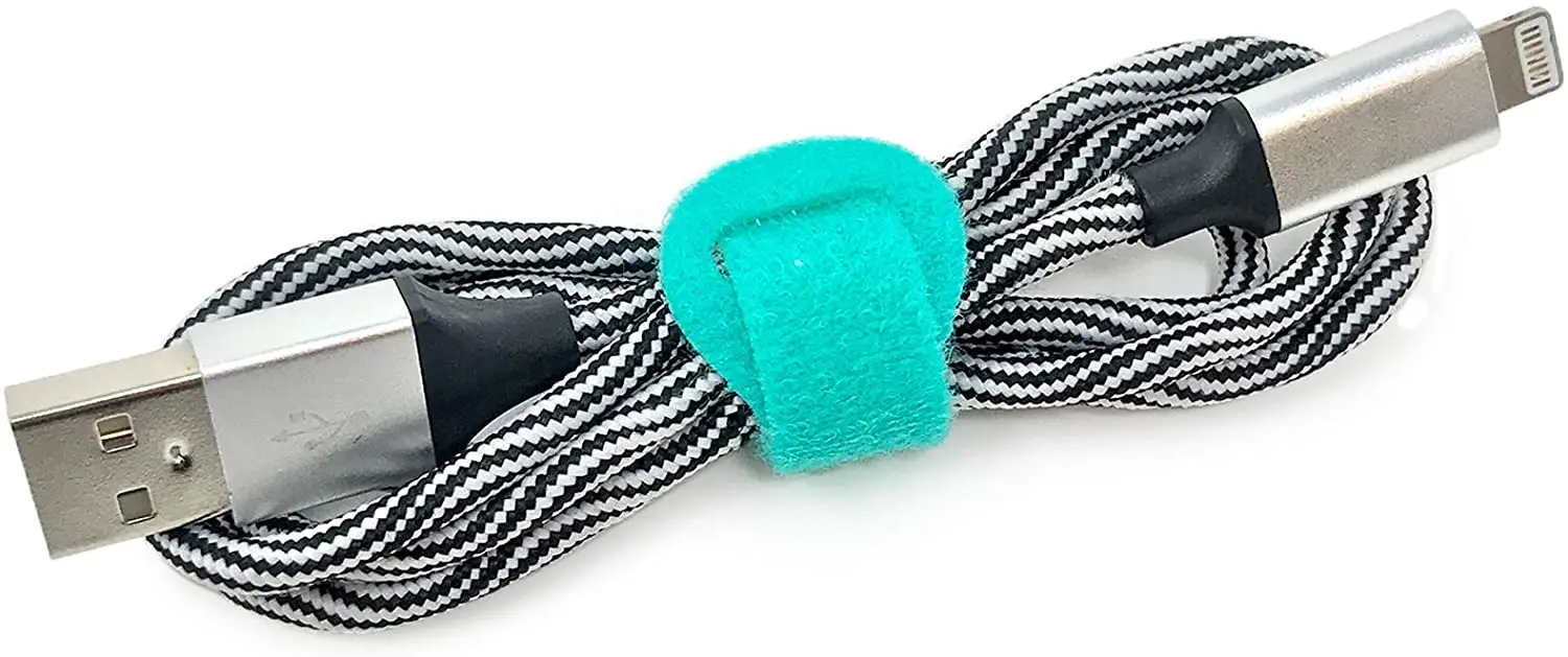 Набор из 50 многоразовые шнур Органайзер с держателем-крепежные ремни для вкладыши наушники телефоны электроники кабельные