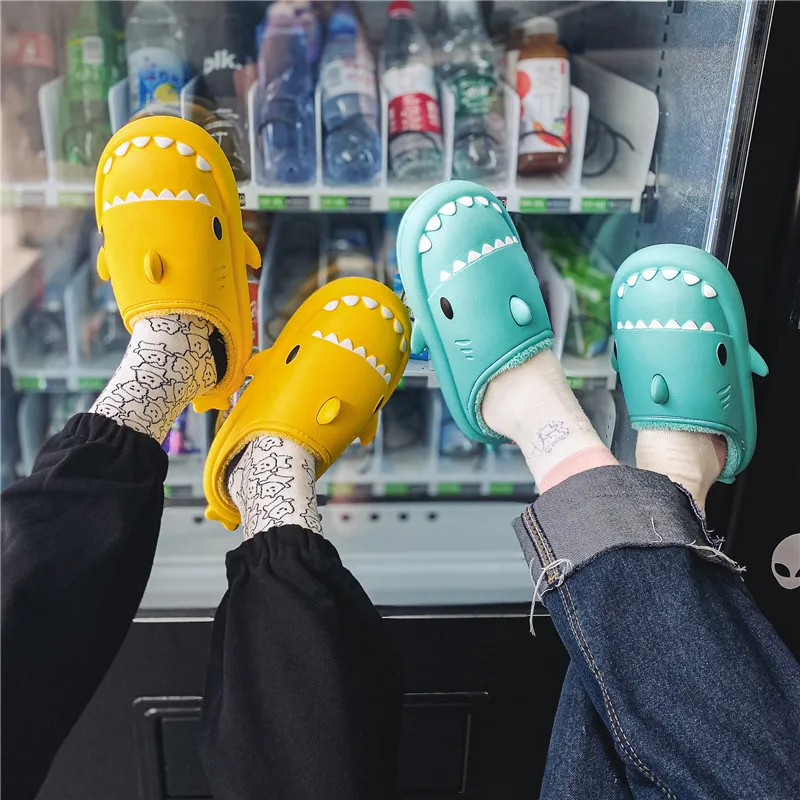 Wholesales Dropshipping Women Ladies Winter Plush House Cloudy Shark