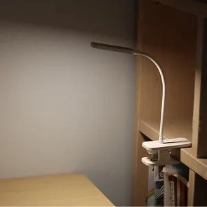 Mini Small Flexible Usb Charging Rechargeable Clip-on Led Bedside Book Reading Light Lamp, Touch Control Reading Lamp