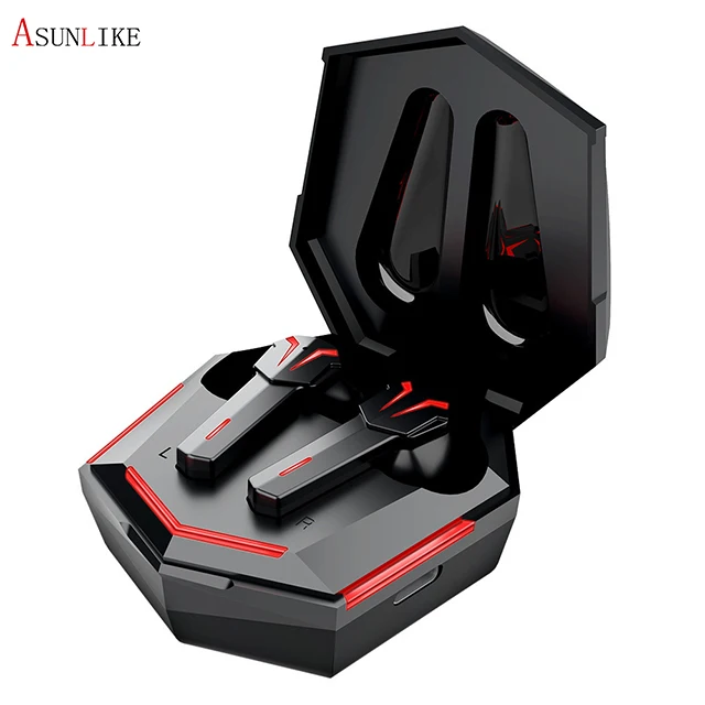 Дешевые оптом TWS Игровые наушники BT с низкой задержкой Bt микрофоном двойным режимом водонепроницаемые беспроводные