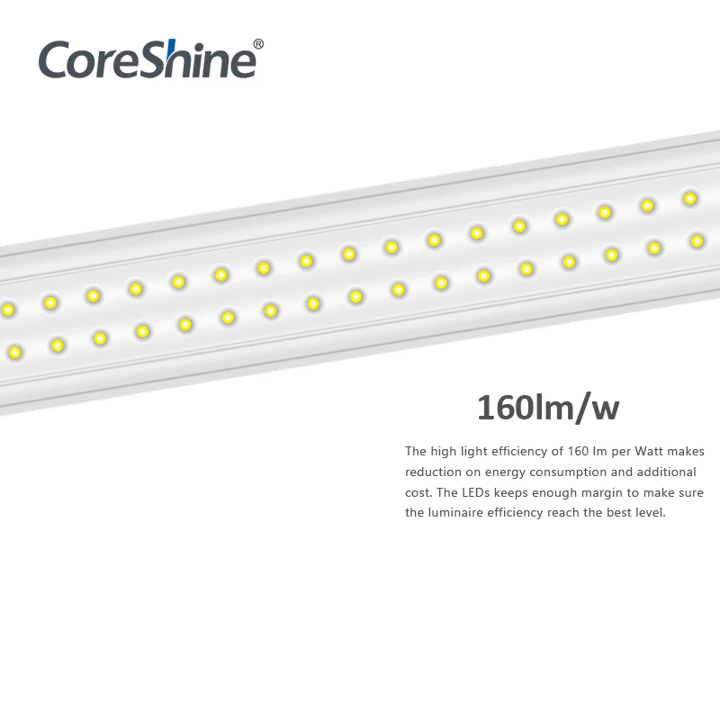 1500mm Coreshine Movable Led Track Linear Light for Retail Shops