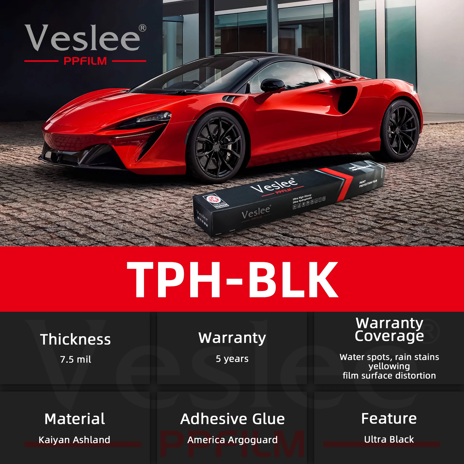Clear Color Luxury Design Car Paint Protection Film with Hankol Glue for Premium Vehicle Protection