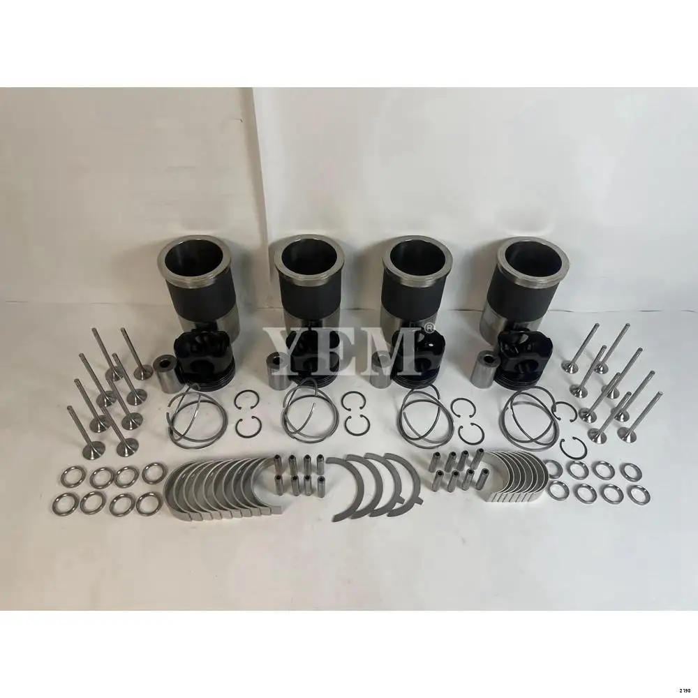 D934 Liner Kit With Piston Rings Engine Valve Bearings for Liebherr Excavator Diesel Engine