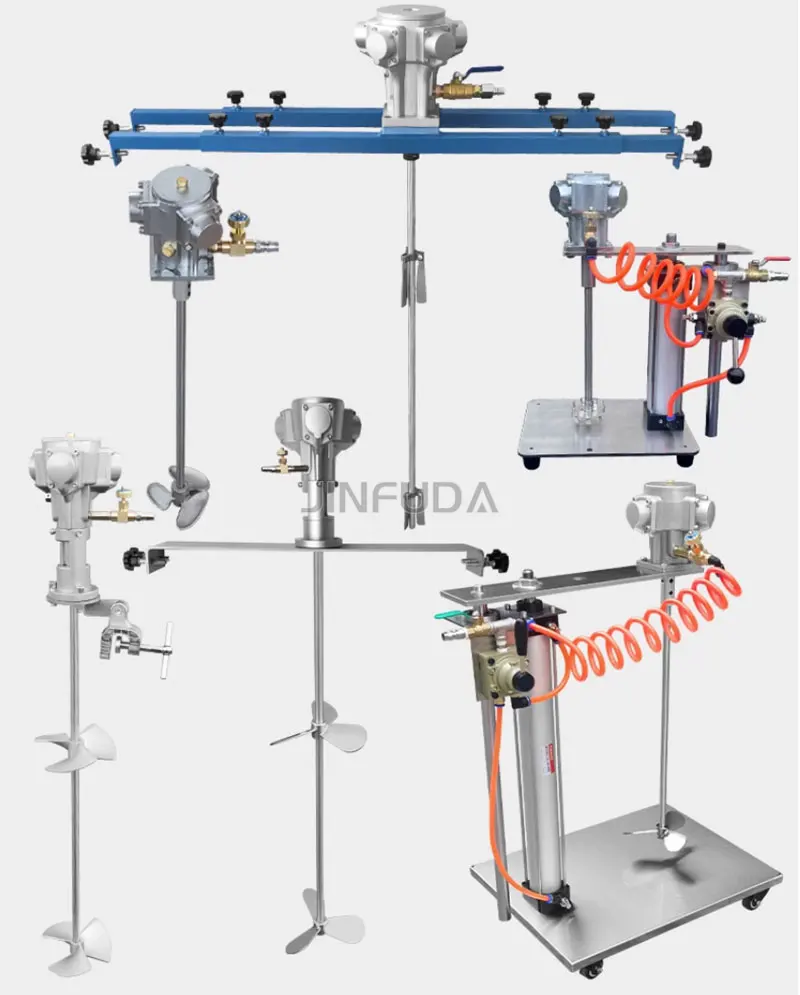 1 Gallonen Rhrwerk Pneumatisches Werkzeug Druckluft-Mischgert  Schttelmaschine Dispersions-Mini-Luftmotor