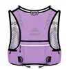 Morado - mochila + bolsa de agua blanda blanca de 1,5l