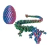 Silk iridescent red, blue and green